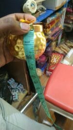 Hammered copper matki with lid - Image 7