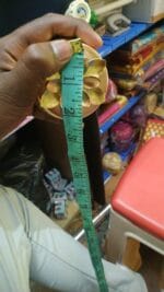 Hammered copper matki with lid - Image 6