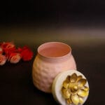 Hammered metal dry fruit box