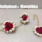 Hath Phool and Maang tikka combo