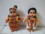 Iyengar Style Chubby couple Dolls