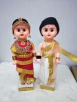Iyer Style Wedding Couple Dolls