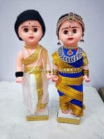 Iyer Style Wedding Couple Dolls - Image 3