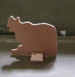 Wooden kamadhenu table top photo - Image 2