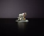 Kamadhenu Cow and calf- Silver finish
