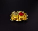 Kumkum Box On Plate