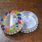 Mirror Kumkum Box