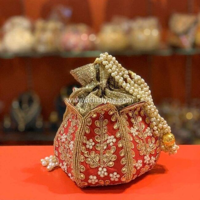 Buy Peora Rose Gold Fabric Potli Bags Online at Best Prices in India -  JioMart.