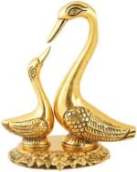 Metal Swan Showpiece