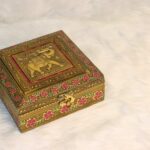 Meenakari Elephant Dry fruit box
