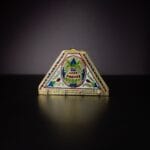 Meenakari Wooden Key holder