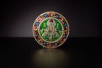 Meenakari Work Ganesh Wooden Key Holder