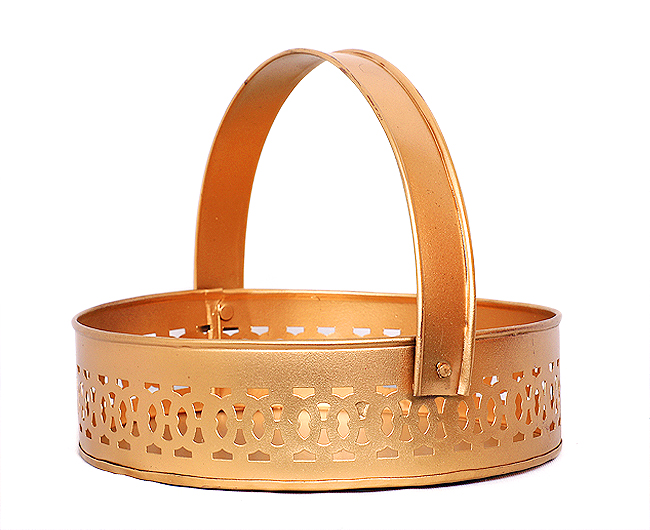 Metal Basket with handle | Dry Fruit Boxes for Diwali | Athulyaa