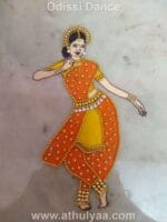 Indian Dancing Girl Kundan Rangoli - Image 5