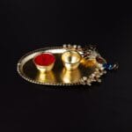 Peacock Kumkum Platter