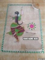 Indian Dancing Girl Kundan Rangoli - Image 10