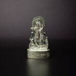 Radha Krishna Silver finish statue