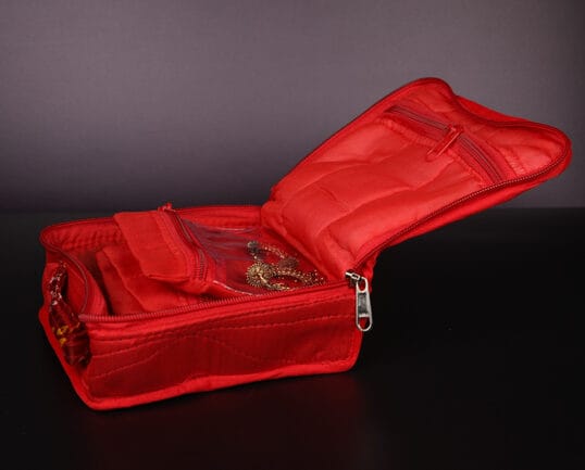 Square Design Jewelry Pouch