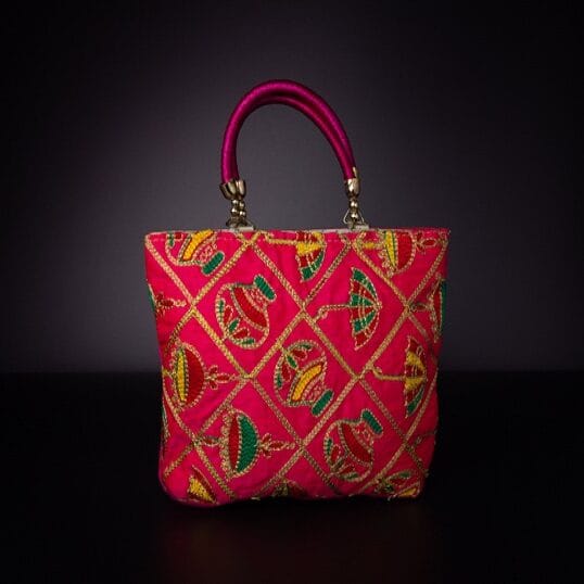 Umbrella embroidery Gift bag