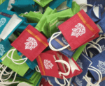Ganesh zari Printed Jute Bag - Image 3