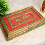 Velvet Rajwadi dry fruit box- big