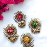 Kundan fabric Broaches
