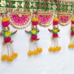 Handmade Gota Patti Toran Door And Temple Toran