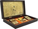 Gold Finish Padhuka Charan Box - Big - Image 3