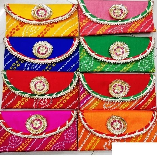Zari Printed Clutches