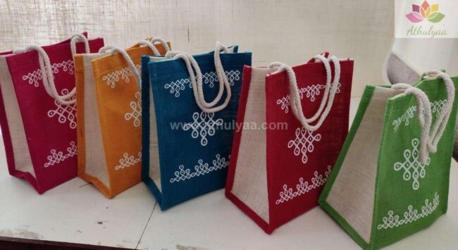 Burlap Tote Bags Jute Shopping Handbag For Crafts Gift Storage Grocery Bag  Women's Shopper Eco Bag Travel Beach Cloth Bag Clutch - AliExpress