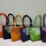 Jute Handbag with Mandala Print