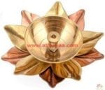 Brass Copper Lotus Diya-Medium