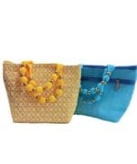 Chikankari Cross Embroidery bag