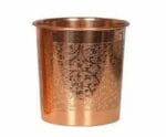 Athulyaa Pure copper Embossed glass