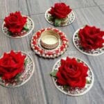 Rose Bangle Floral Rangoli