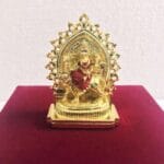 Silver Plated Durga With Arch