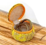 Embroidered bangle box