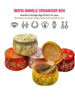 Embroidered round Bangle box - Image 4