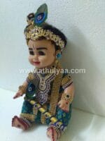 Ayush homam / 1st birthday smiling Krishna doll - Image 4