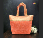 Chikankari with Border bag