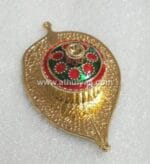 Golden Leaf Kumkum Holder - Image 3