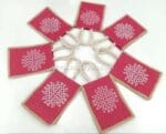 Mini Jute Bag With Kolam Print - Image 6