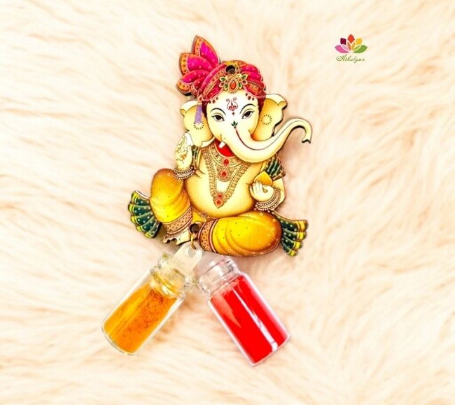 kumkum (6) Ganesha Kumkum Packing - Image 1