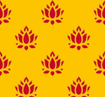 Lotus Print Backdrop - Image 3