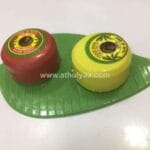 Manjal Kumkum box on leaf - Set of 10