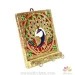 Meenakari peacock Key Holder-Big - Image 2