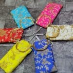 Embroidered Mobile Pouch