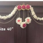 Modern White & Rose Toran