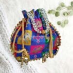 Patola print matka potli