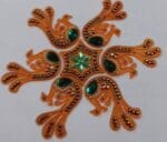 Peacock Acrylic Rangoli - Image 4